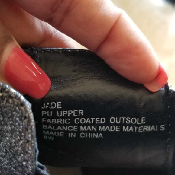 Kaari Blue Pewter Peep Toe Ankle Bootie - Picture 5 of 6